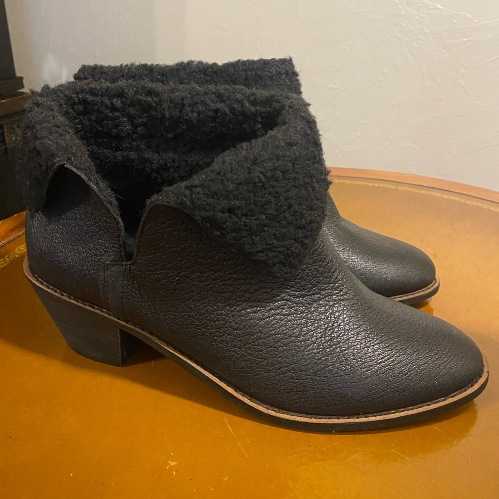 Kelsi Dagger faux fur lined bootie